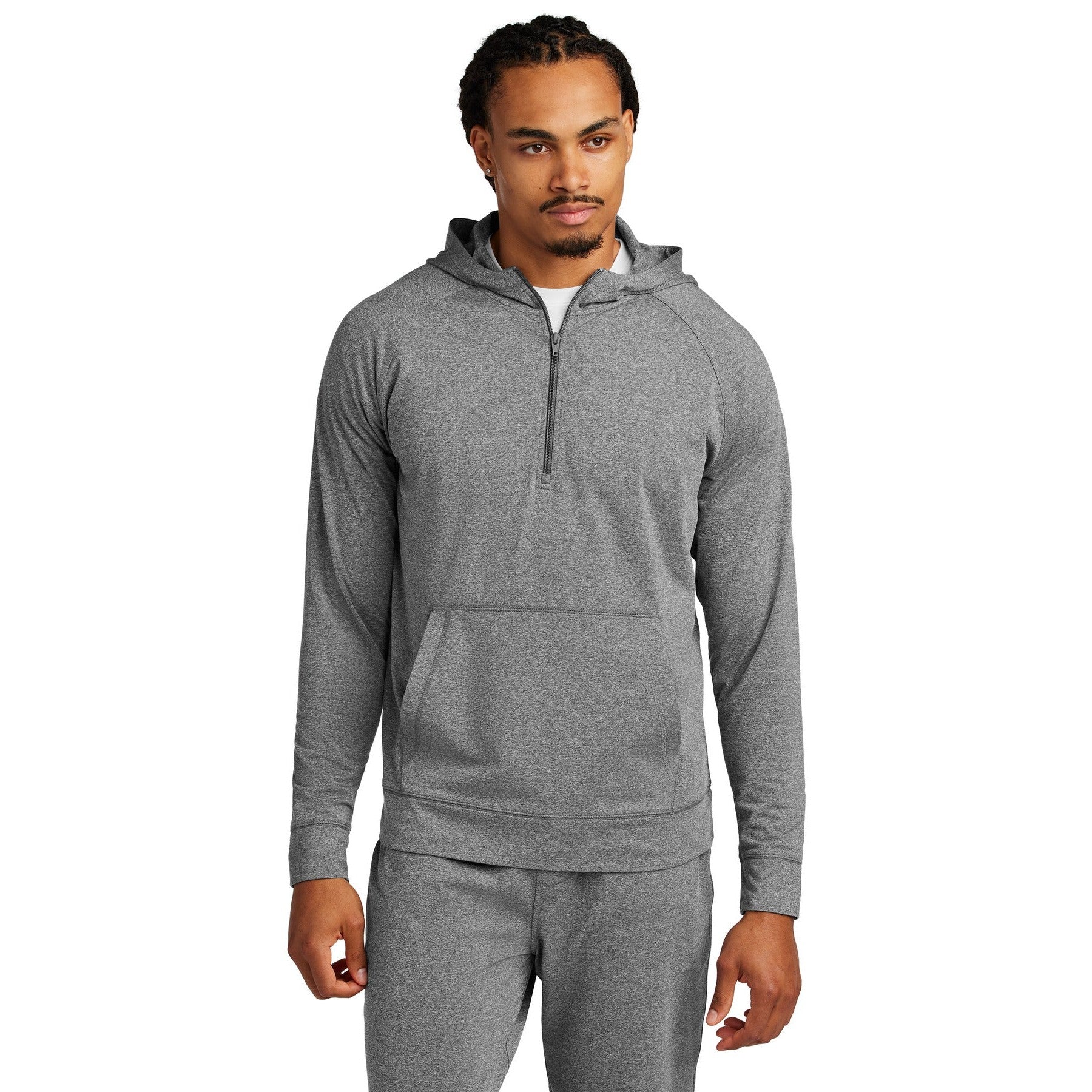 Sport-Tek-Sport-Tek® Sport-Wick® Stretch 1/2-Zip Hoodie ST856-MedTech-3